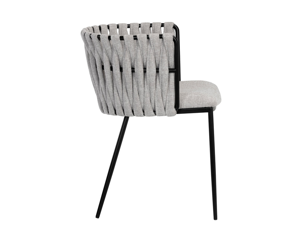 Sarai Dining Armchair - Belfast Heather Grey