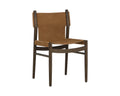 Argus Dining Chair - Nubuck Caramel Leather