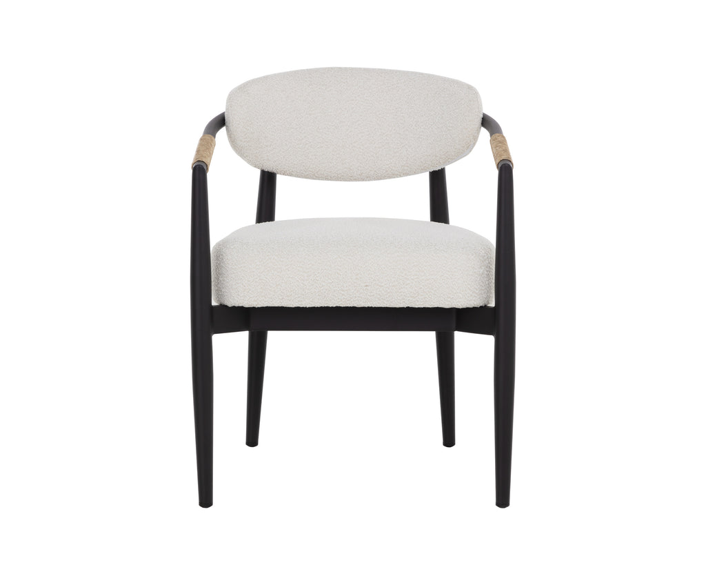 Marita Dining Armchair - Black - Louis Cream