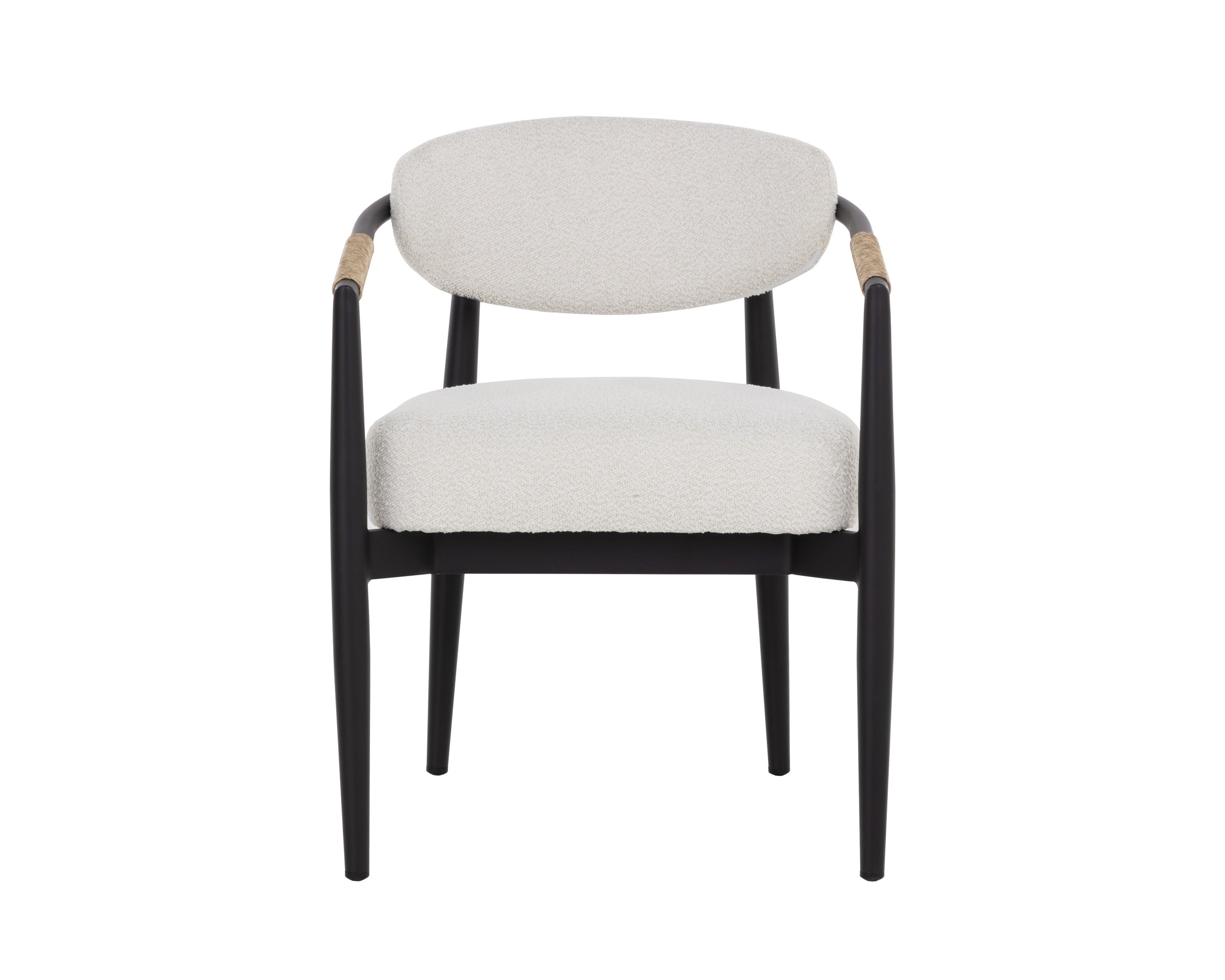 Marita Dining Armchair - Black - Louis Cream
