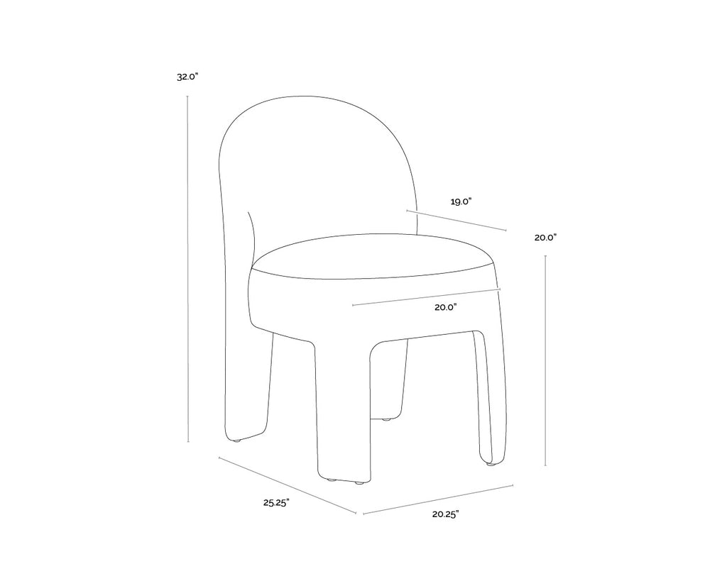 Myrtle Dining Chair - Opera Nori