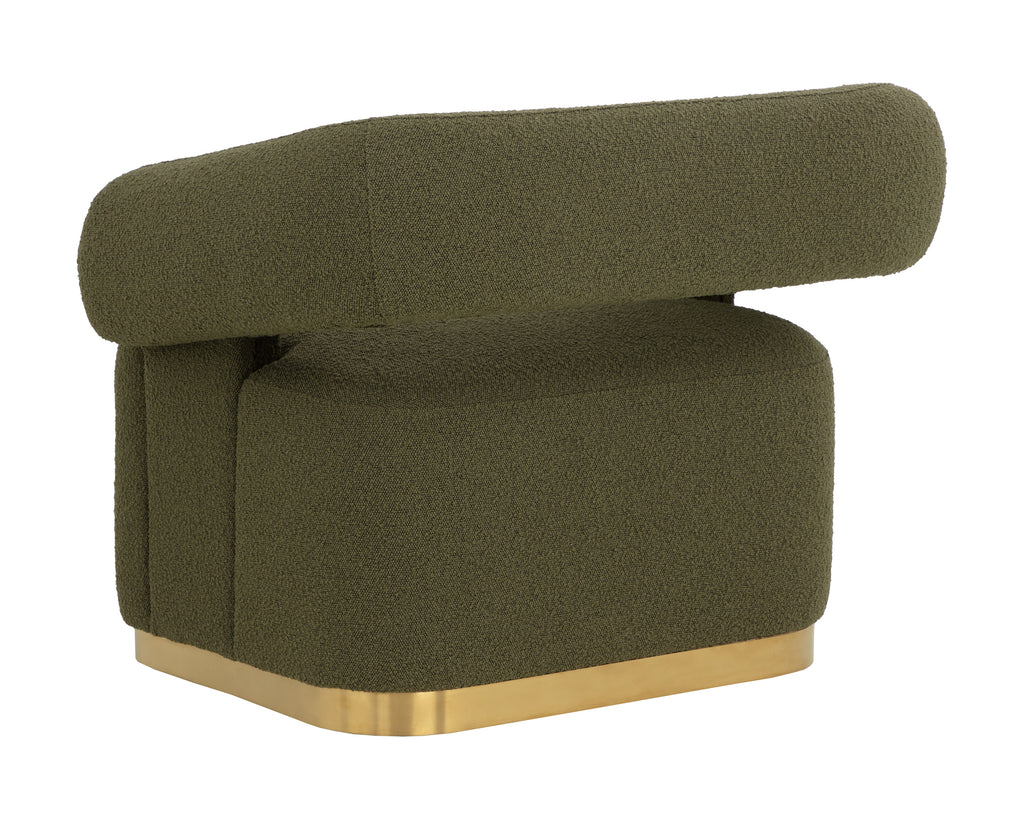 Aggie Swivel Lounge Chair - Copenhagen Olive