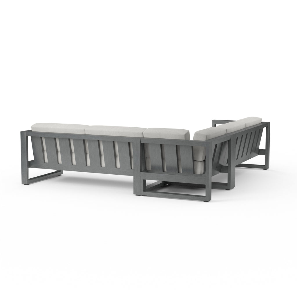 Redondo Sectional in Cast Silver, No Welt
