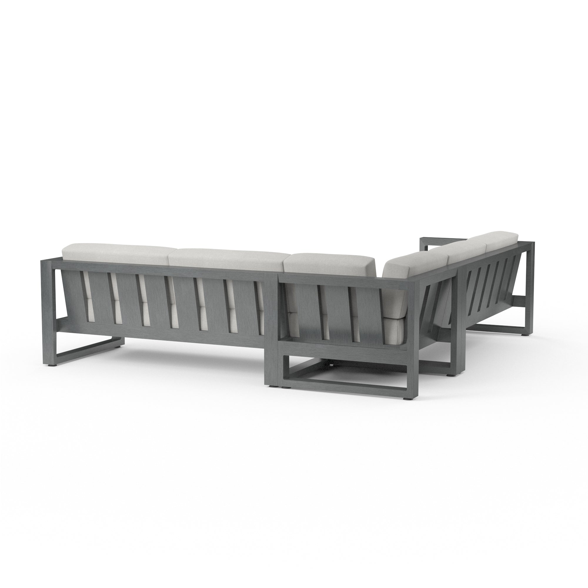 Redondo Sectional in Cast Silver, No Welt