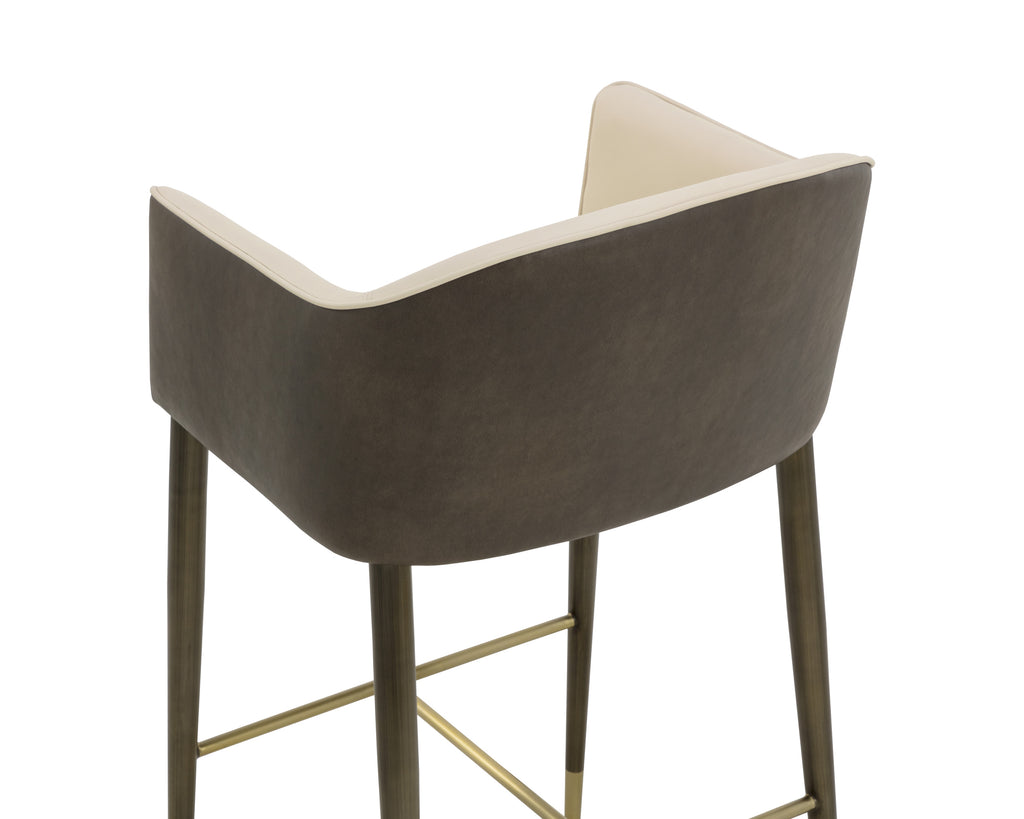 Kylin Barstool - Dillon Cream / Bravo Ash
