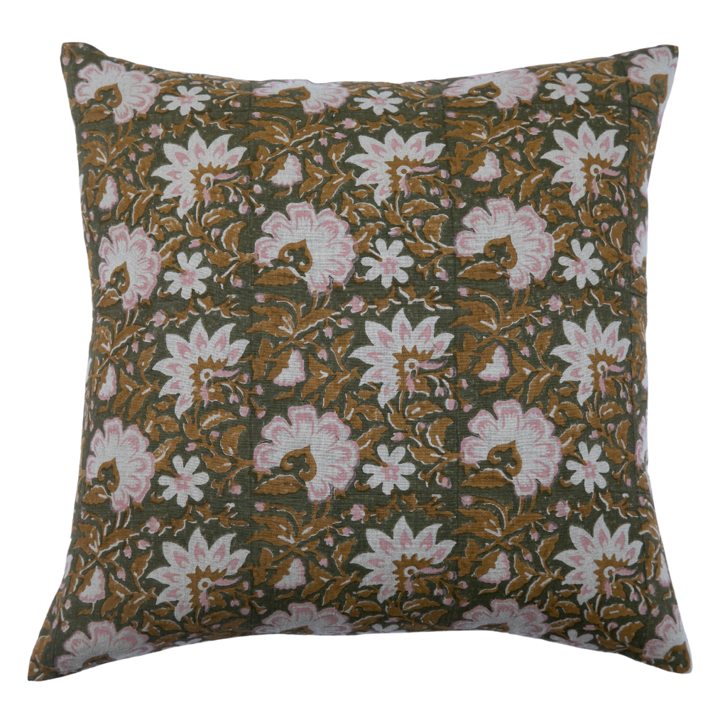Kundan Orchid Pillow
