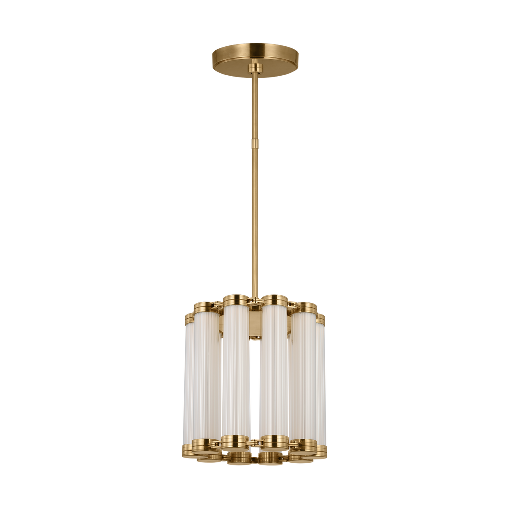 Alo Medium Pendant polished Natural Brass 2700K 90 CRI