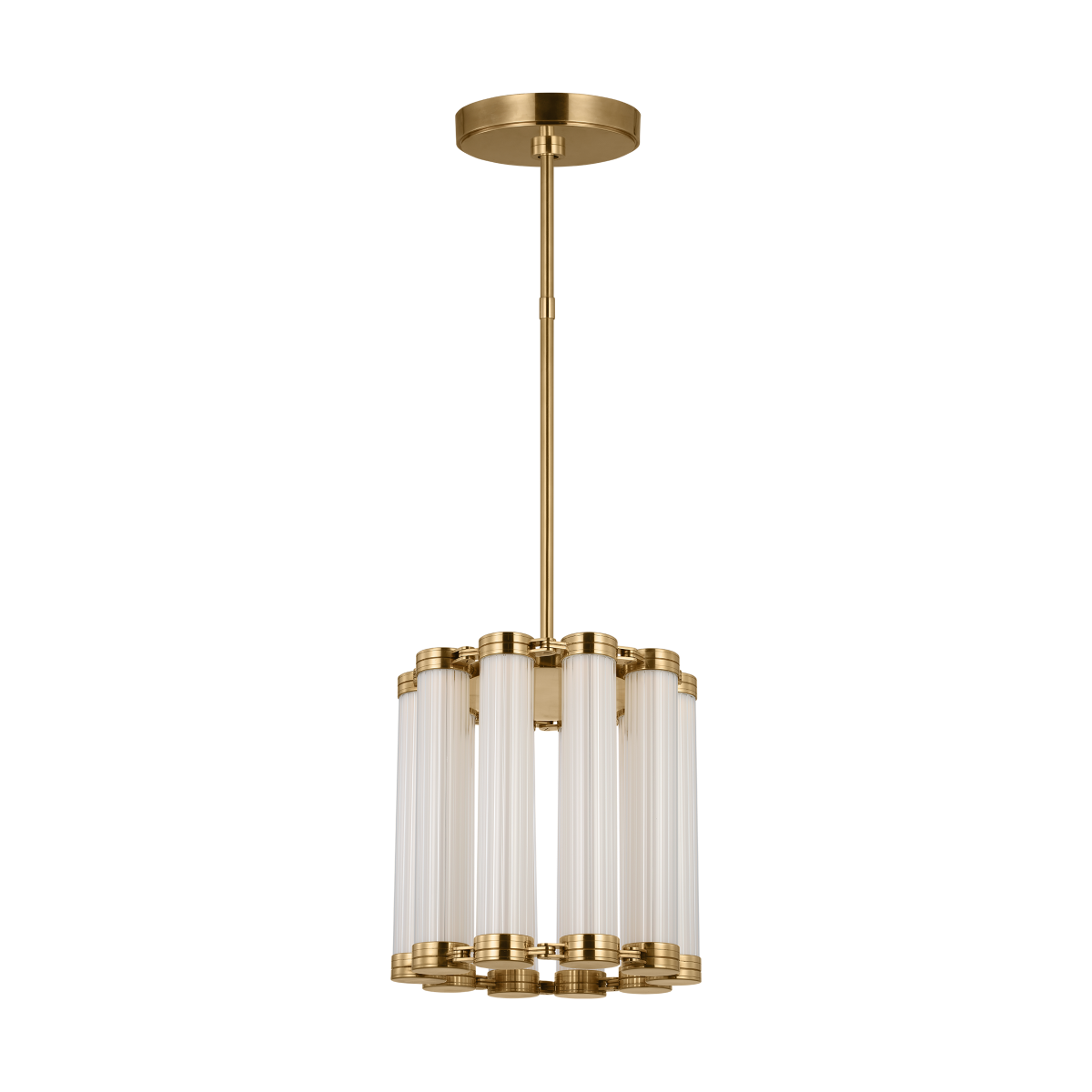 Alo Medium Pendant polished Natural Brass 2700K 90 CRI