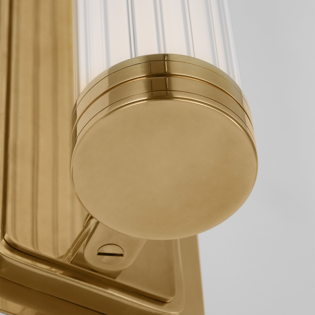 Alo Small Sconce polished Natural Brass 2700K 90 CRI
