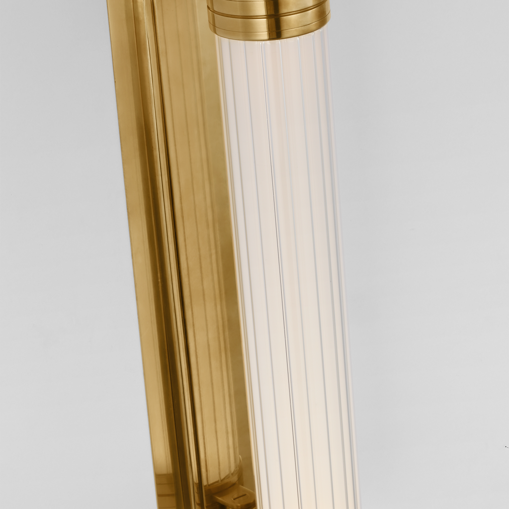 Alo Small Sconce polished Natural Brass 2700K 90 CRI