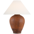 Fischer 36" Table Lamp | Natural Terracotta | Linen Shade