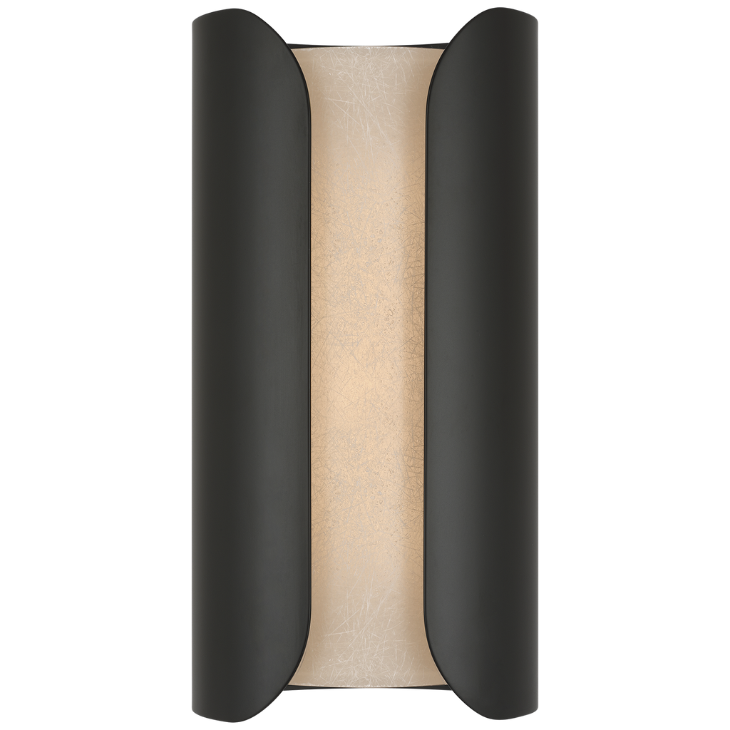 Armise 14" Sconce | Matte Carbon | Nova Frost