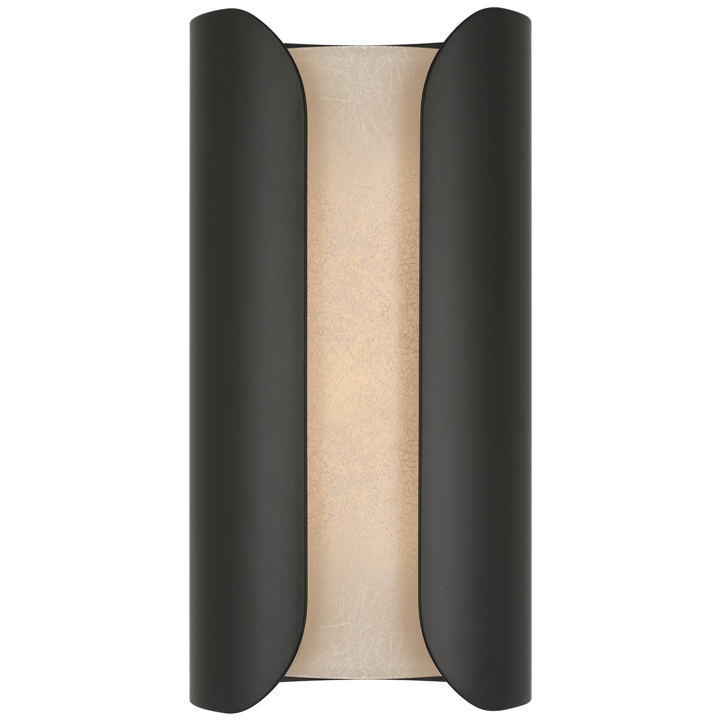Armise 14" Sconce | Matte Carbon | Nova Frost