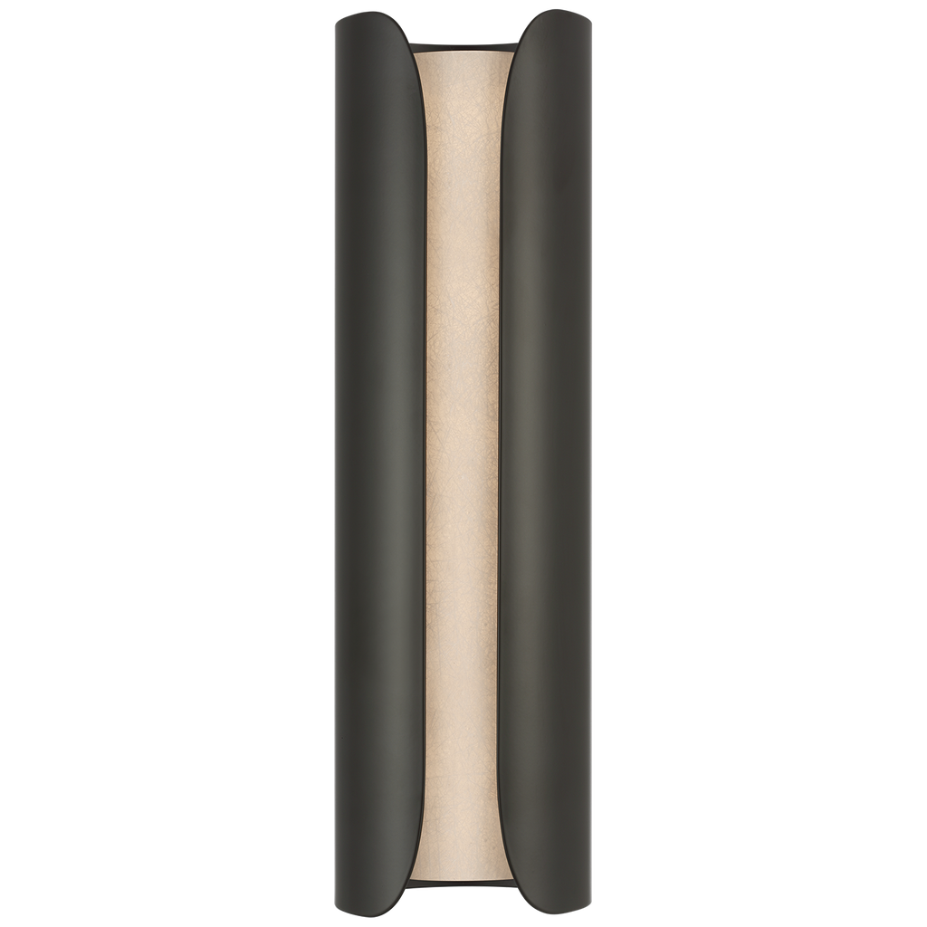 Armise 18" Sconce | Matte Carbon | Nova Frost