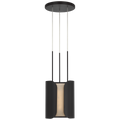 Armise 11" Pendant | Matte Carbon | Nova Frost