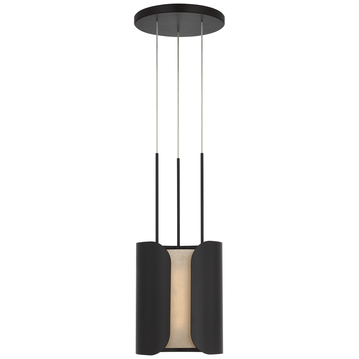 Armise 11" Pendant | Matte Carbon | Nova Frost
