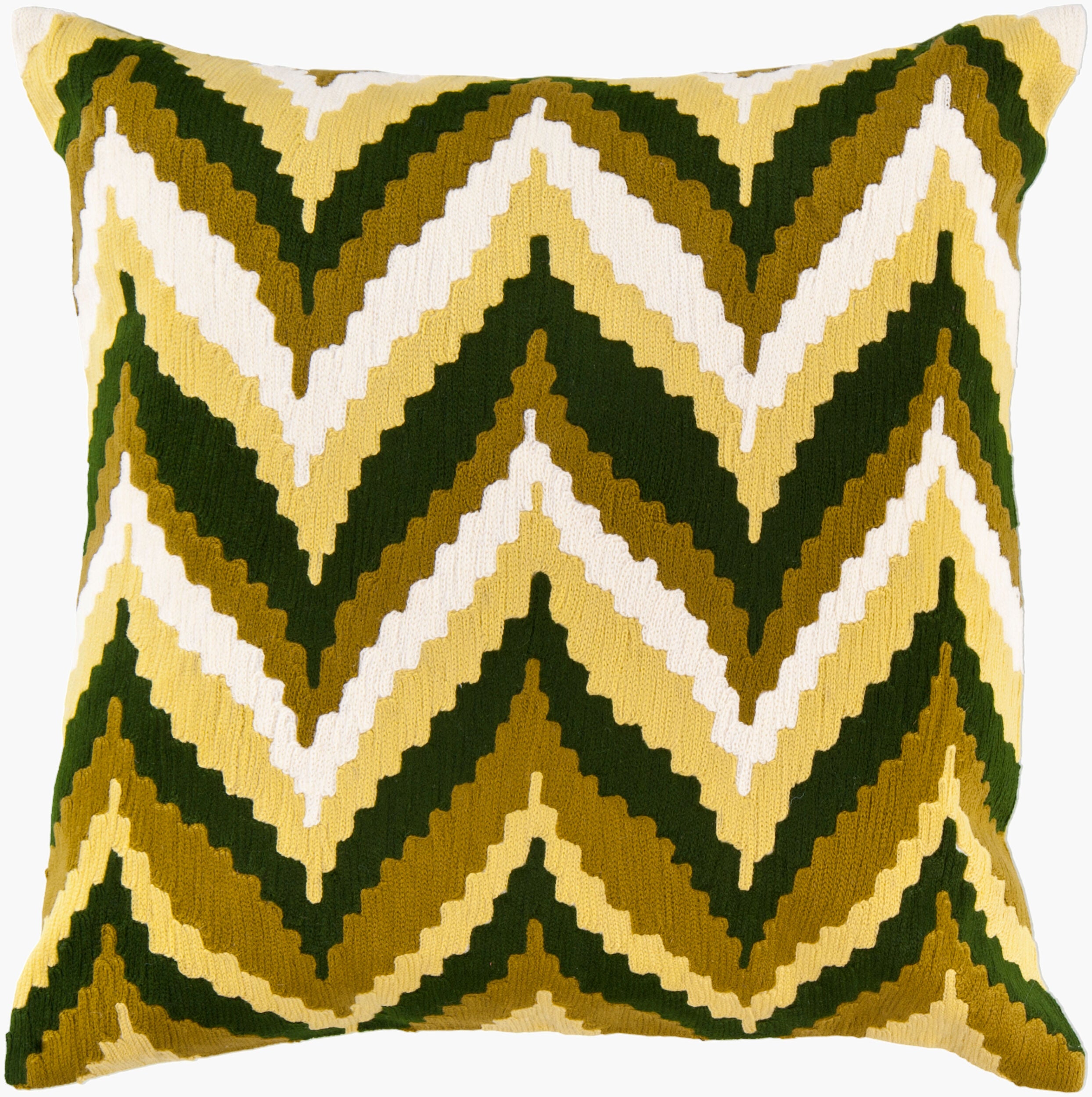 Ikat Chevron Accent Pillow | AR052