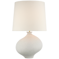 Celia Large Right Table Lamp | Marion White | Linen Shade