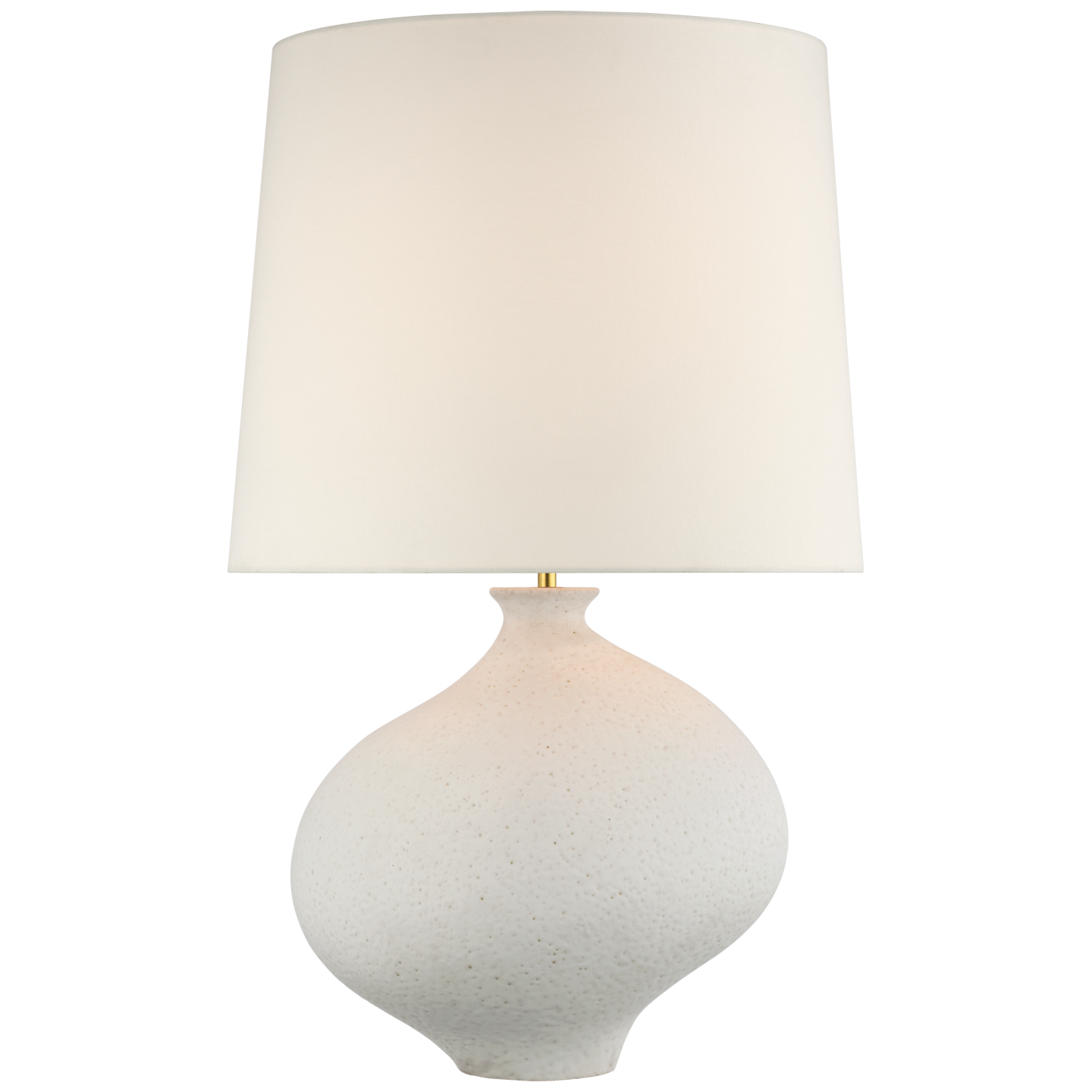 Celia Large Right Table Lamp | Marion White | Linen Shade