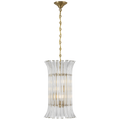 Rhine 12" Pendant | Hand-Rubbed Antique Brass | Crystal