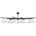 Valencia Grande Nine Light Chandelier | Bronze | Matte White