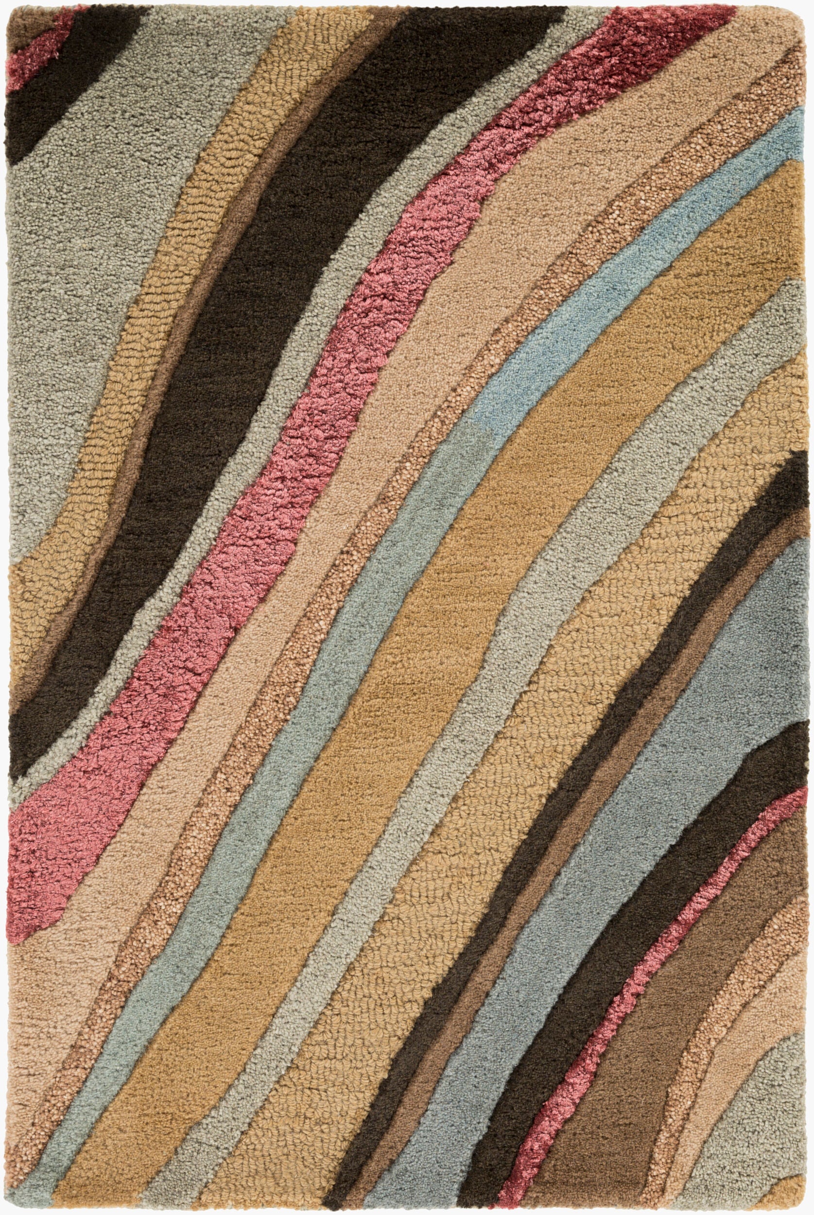 Artist Studio Rug | Medium Brown | ART229