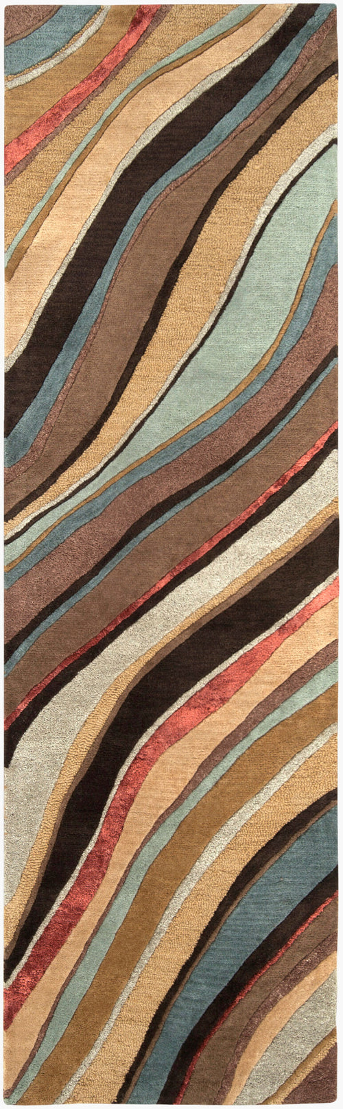 Artist Studio Rug | Medium Brown | ART229