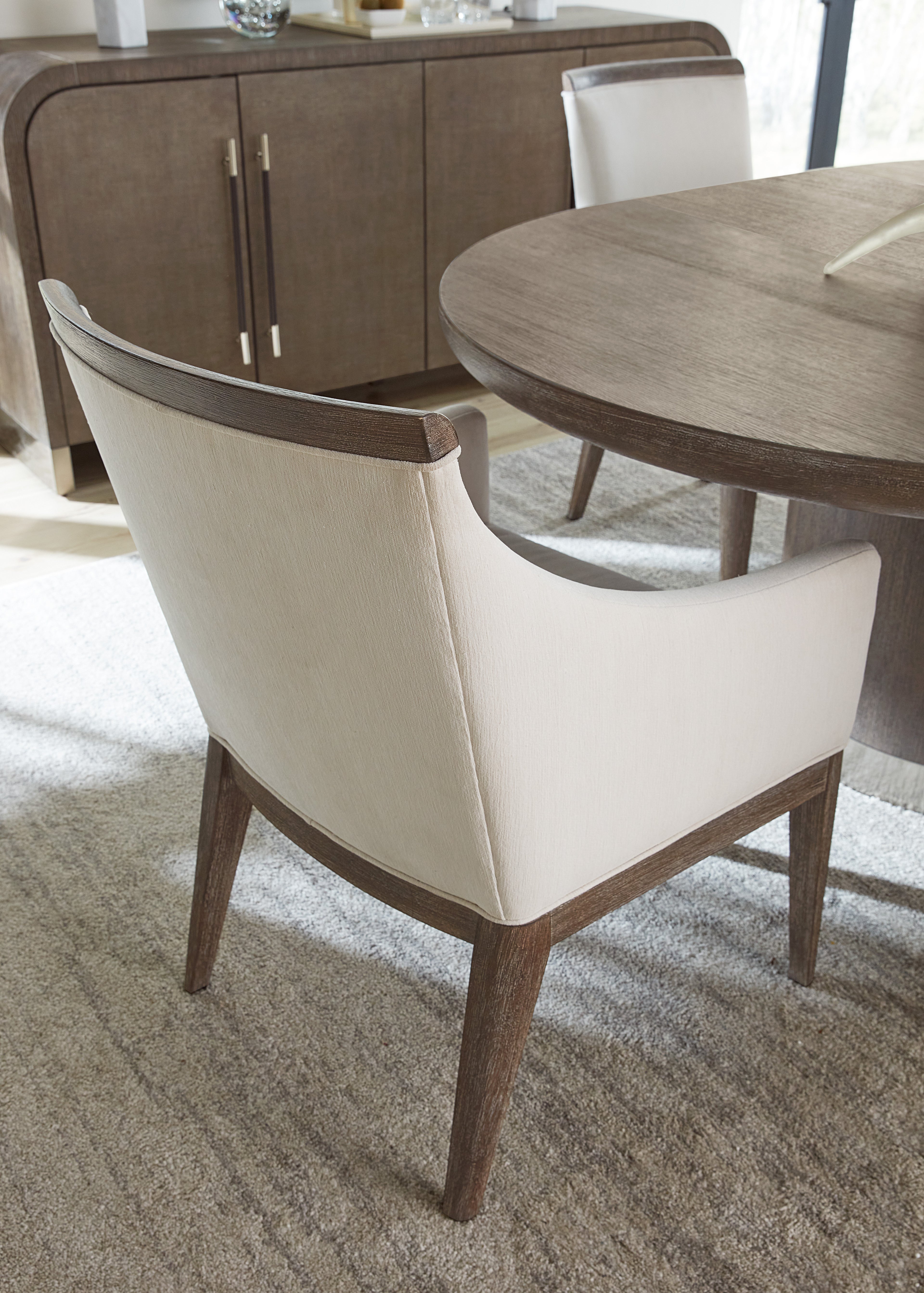 Modern Mood Upholstered Arm Chair | Dark