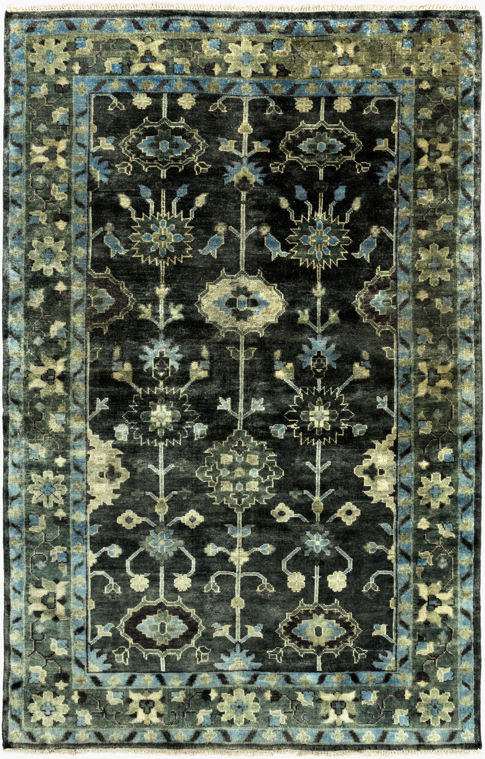 Antique Rug | Medium Green | ATQ1008