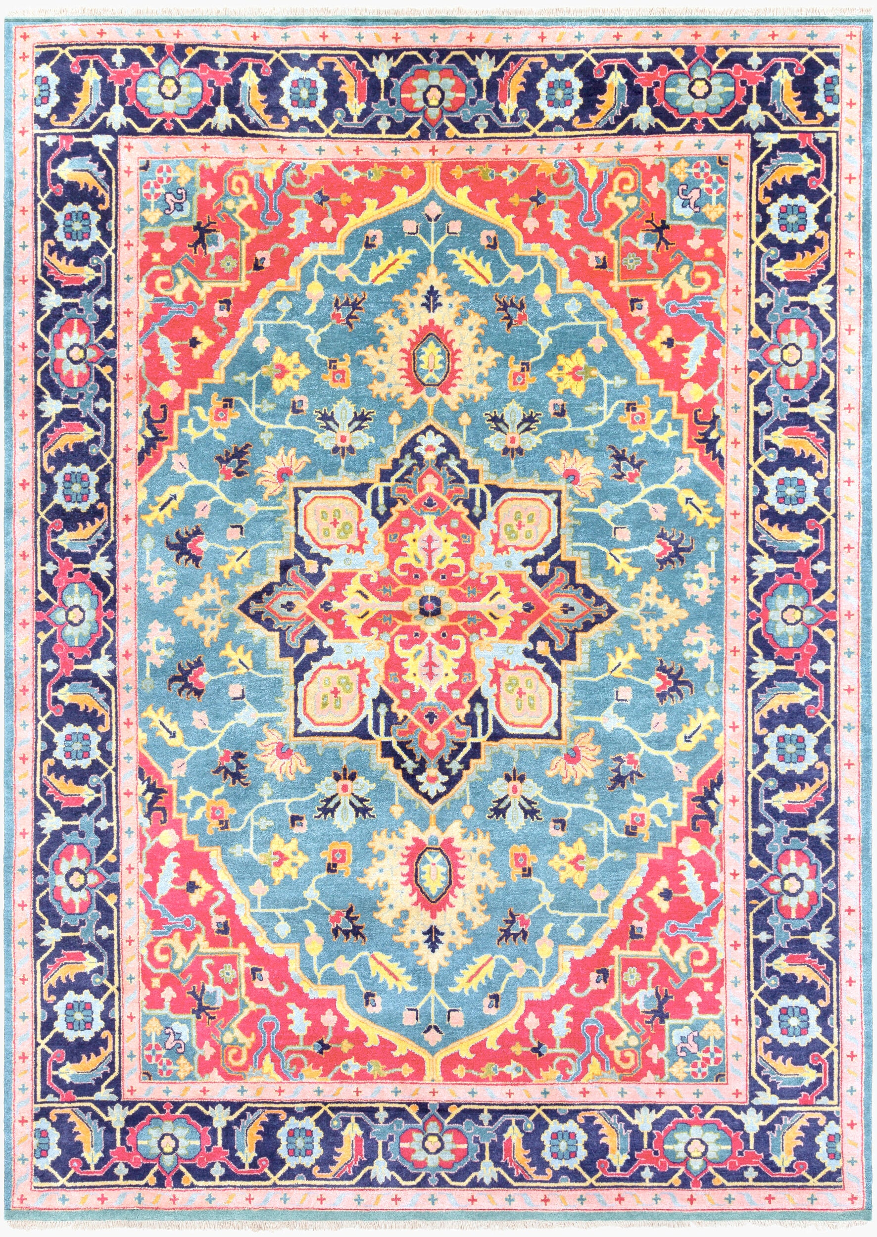 Antique Rug | Teal | ATQ1015