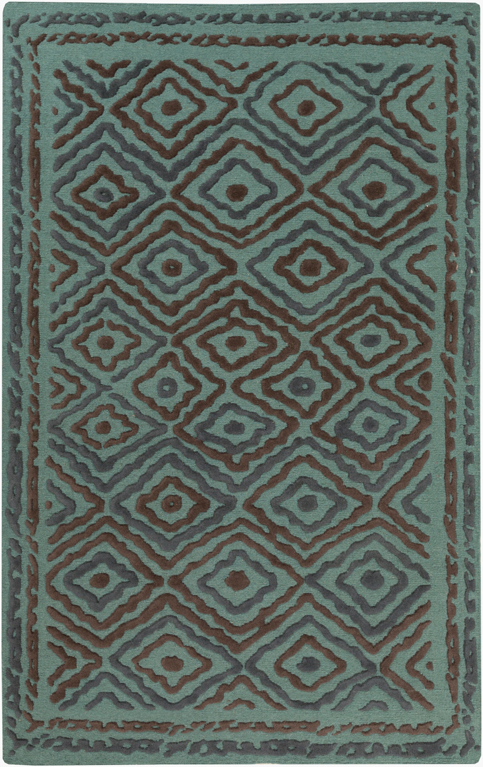 Atlas Rug | Teal | ATS1013
