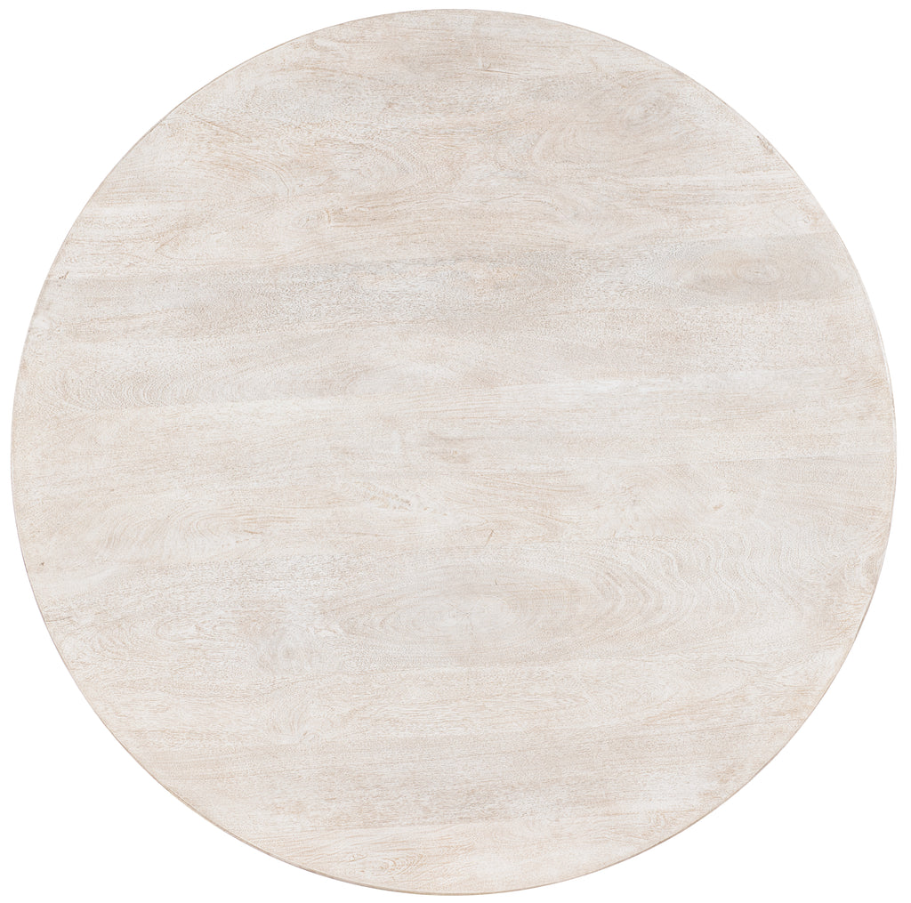 Commerce and Market Madison Round Dining Table | Base And Crisp White