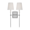 Baxley Double Sconce Polished Nickel
