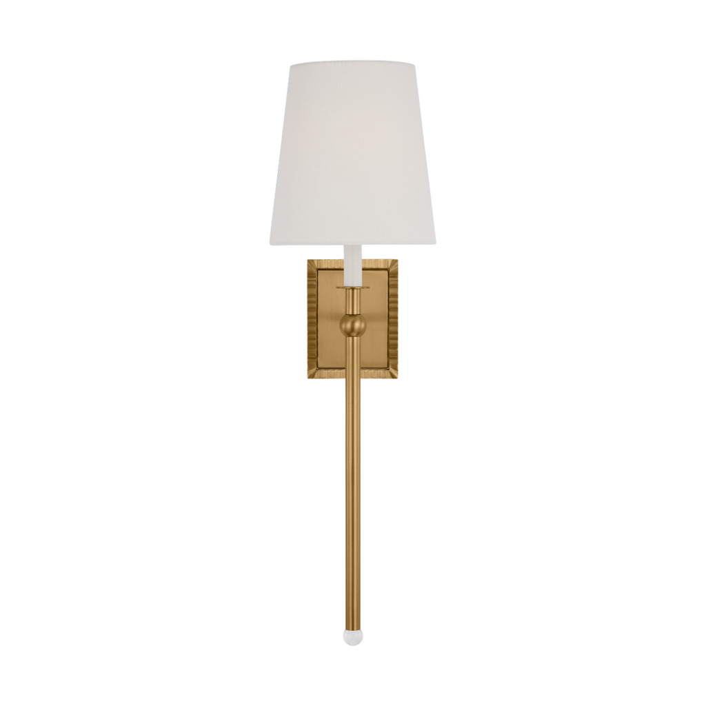 Baxley Tall Sconce Burnished Brass