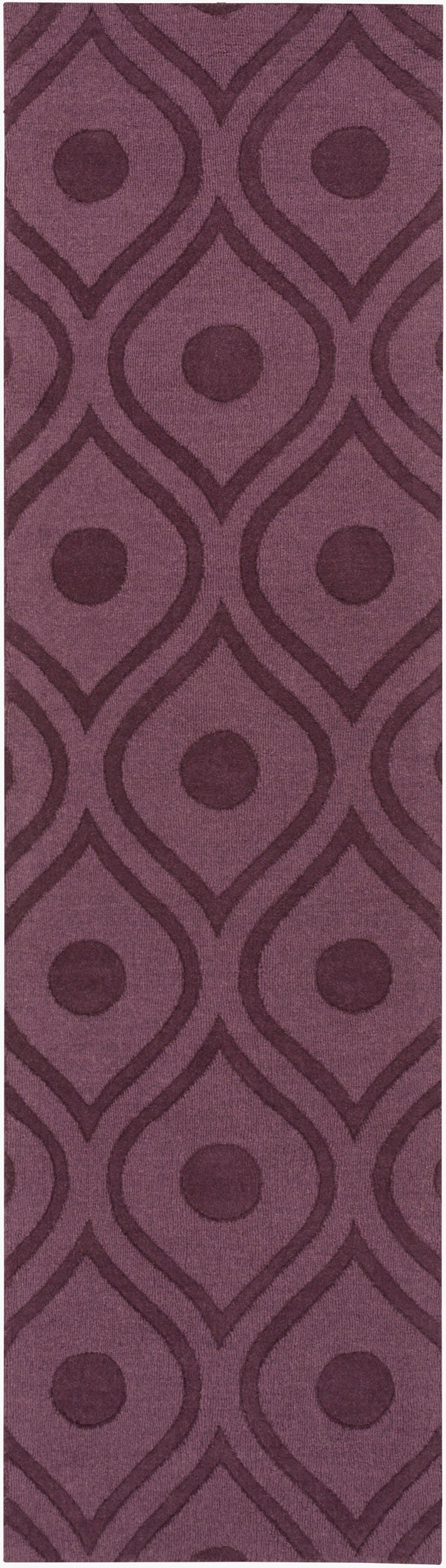 Central Park Rug | Dark Plum | AWHP4006