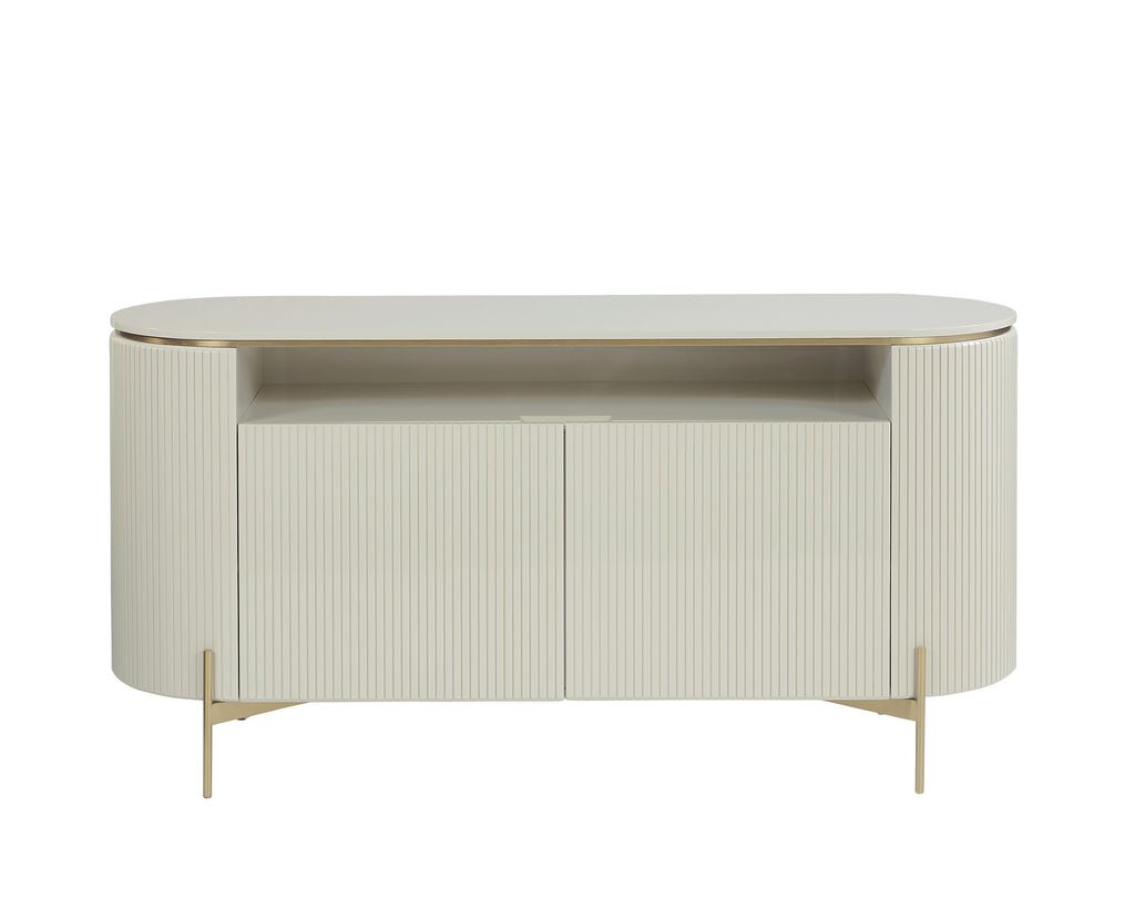 Paloma Sideboard - High Gloss Cream