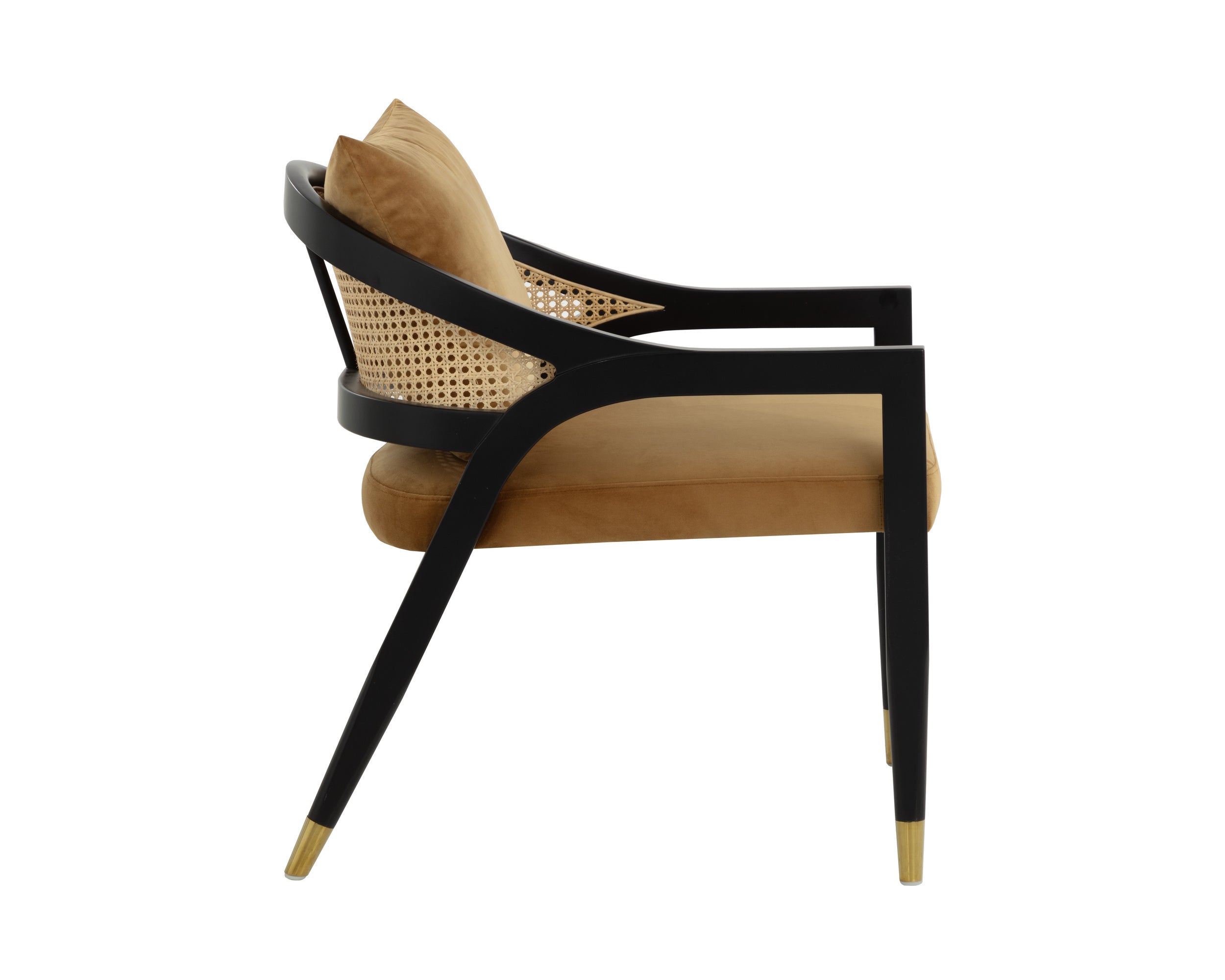 Kirsten Lounge Chair - Gold Sky