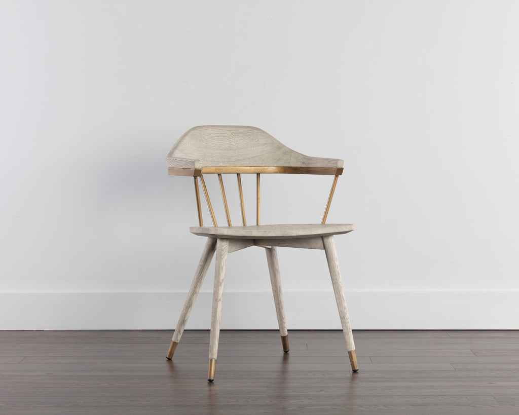 Demi Dining Armchair - Grey