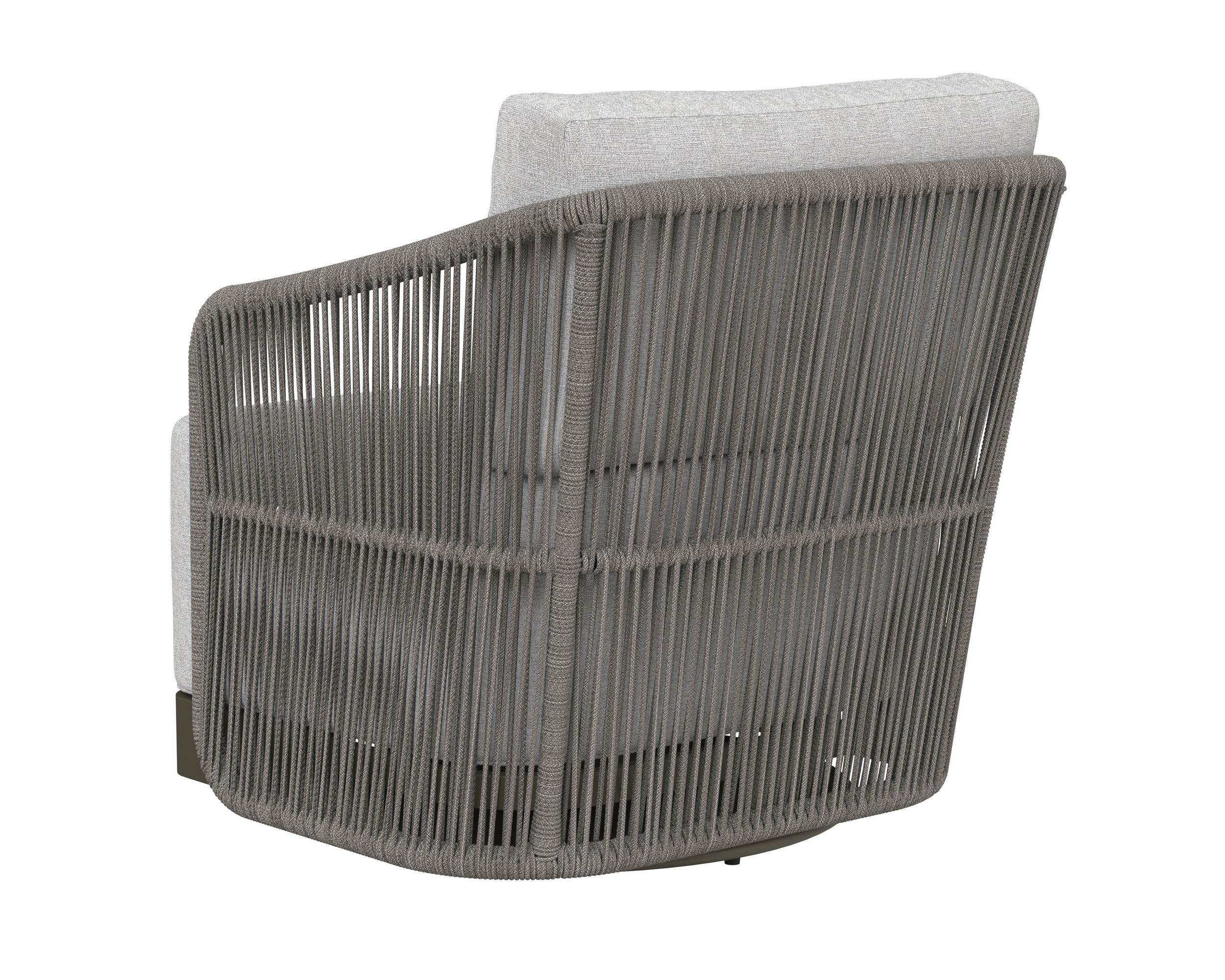 Allariz Swivel Armchair - Warm Grey - Gracebay Light Grey