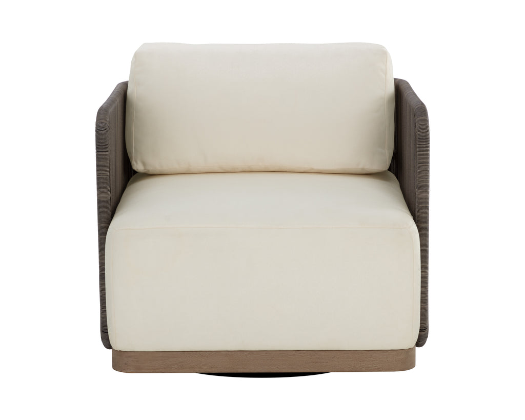 Ravenna Swivel Armchair - Stinson Cream