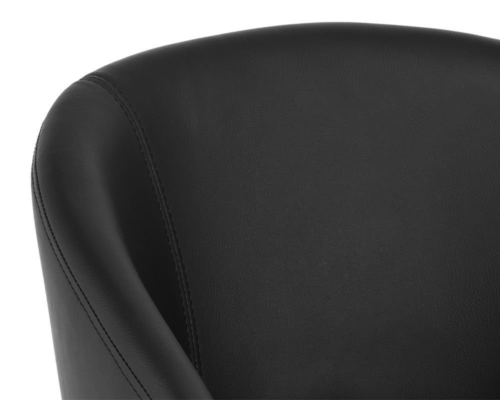 Thatcher Dining Armchair - Black - Antique Grey