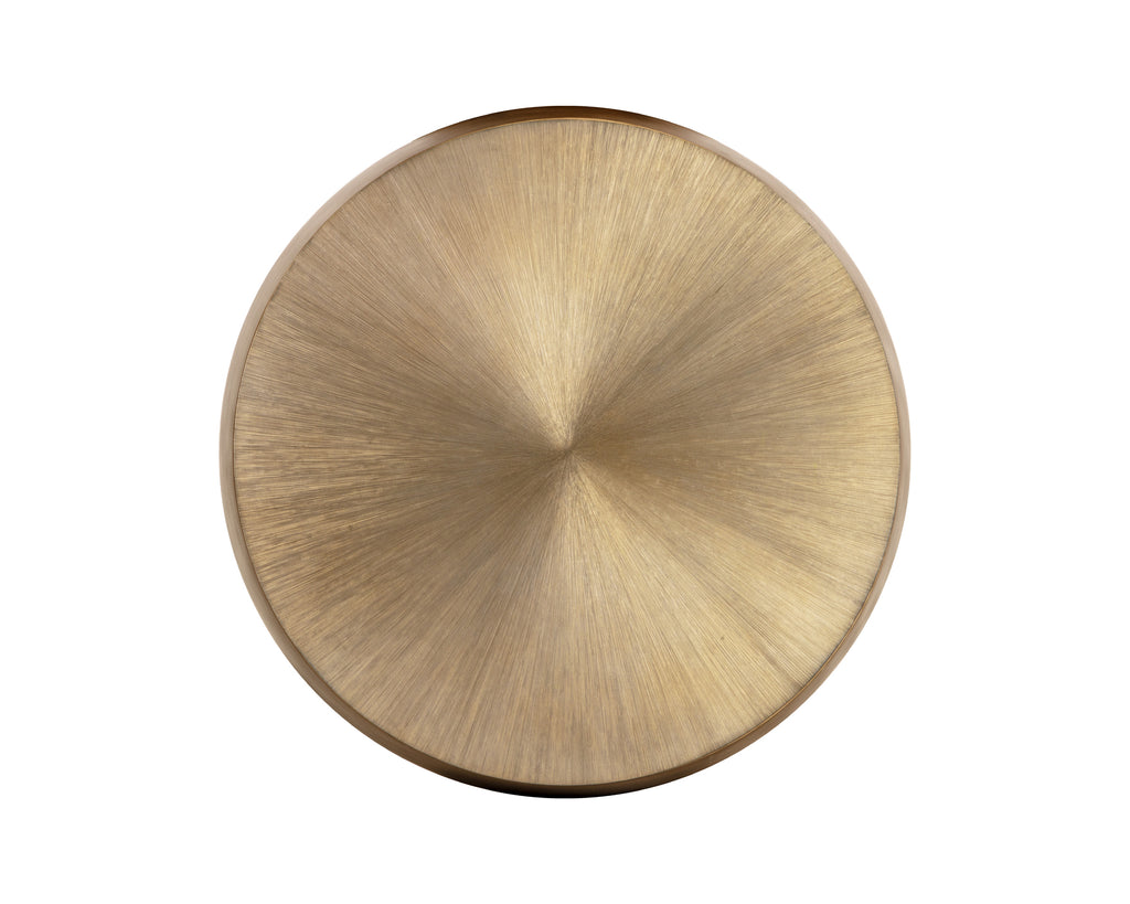 Creed Coffee Table - Small - Antique Gold