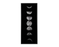 Moon Phases - 72" X 30" - Charcoal Frame