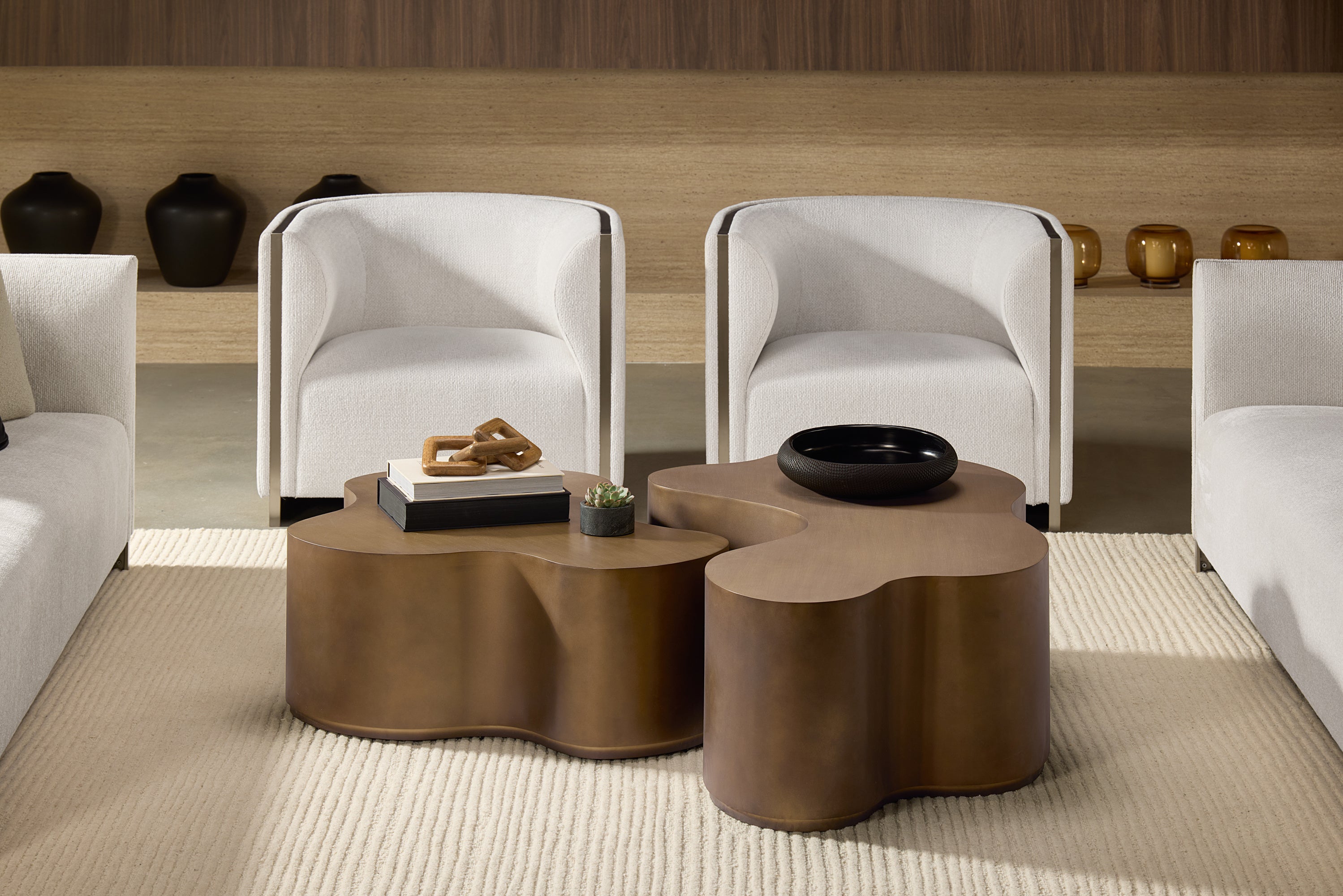 Larron Armchair - Rhea Light Barley