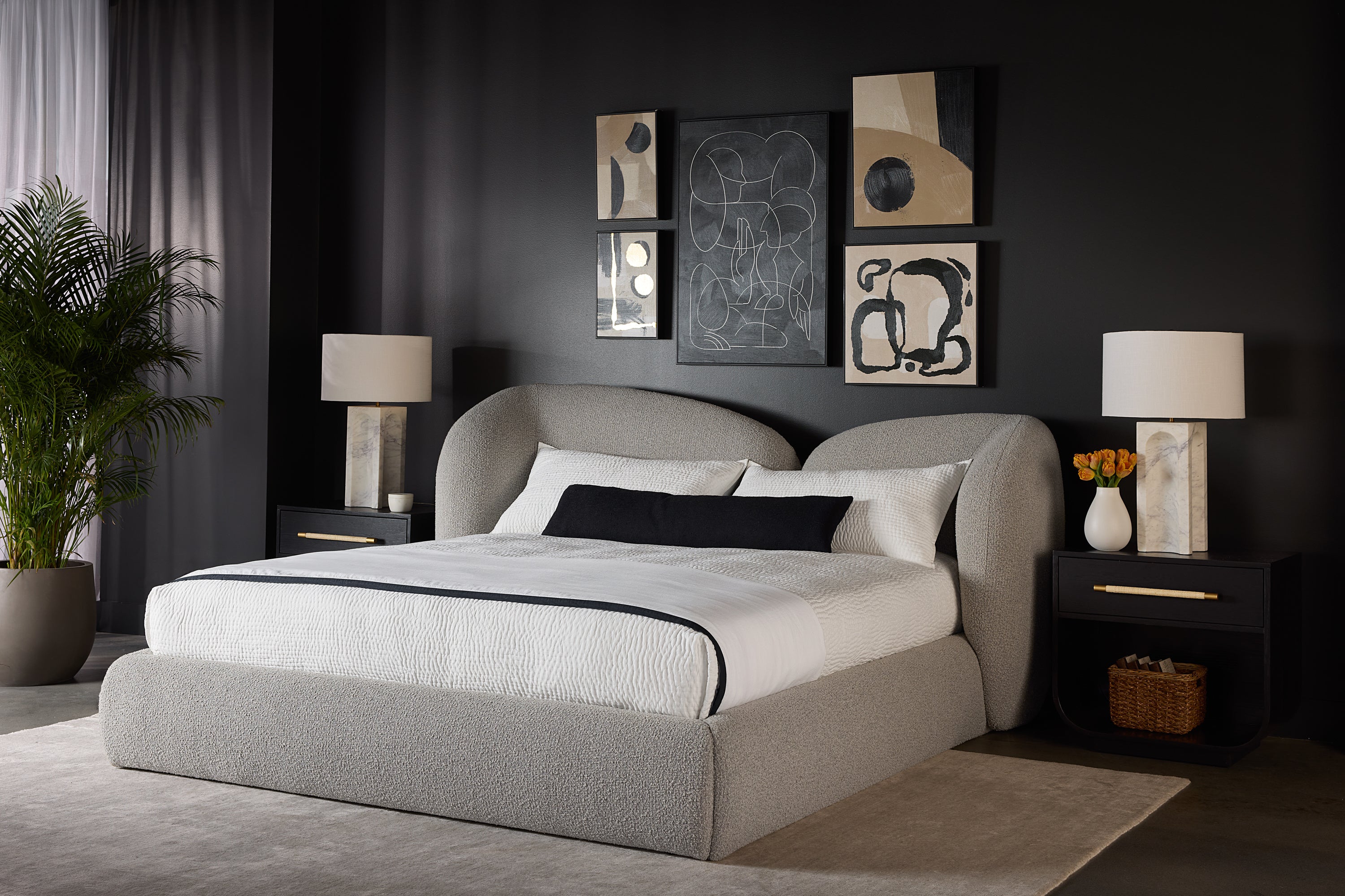 Esme Bed - King - Altro Cappuccino
