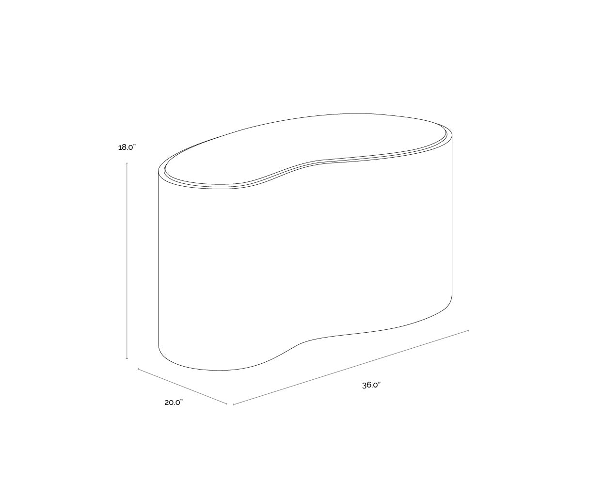 Ishiko Coffee Table - Medium