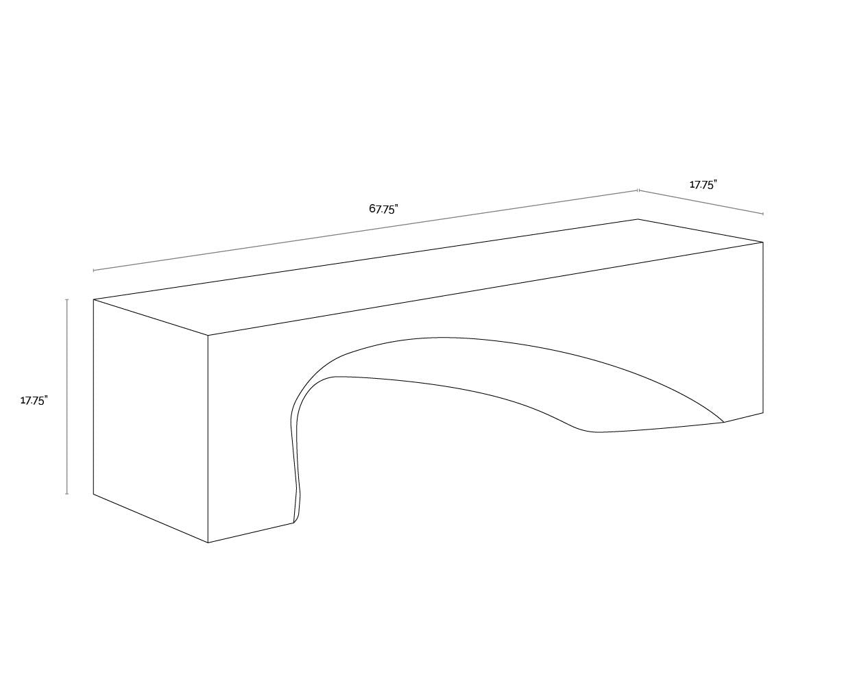 Soma Bench - White