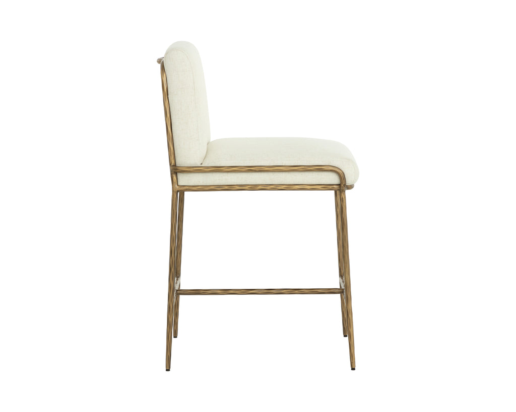 Lathan Counter Stool - Geralt Linen