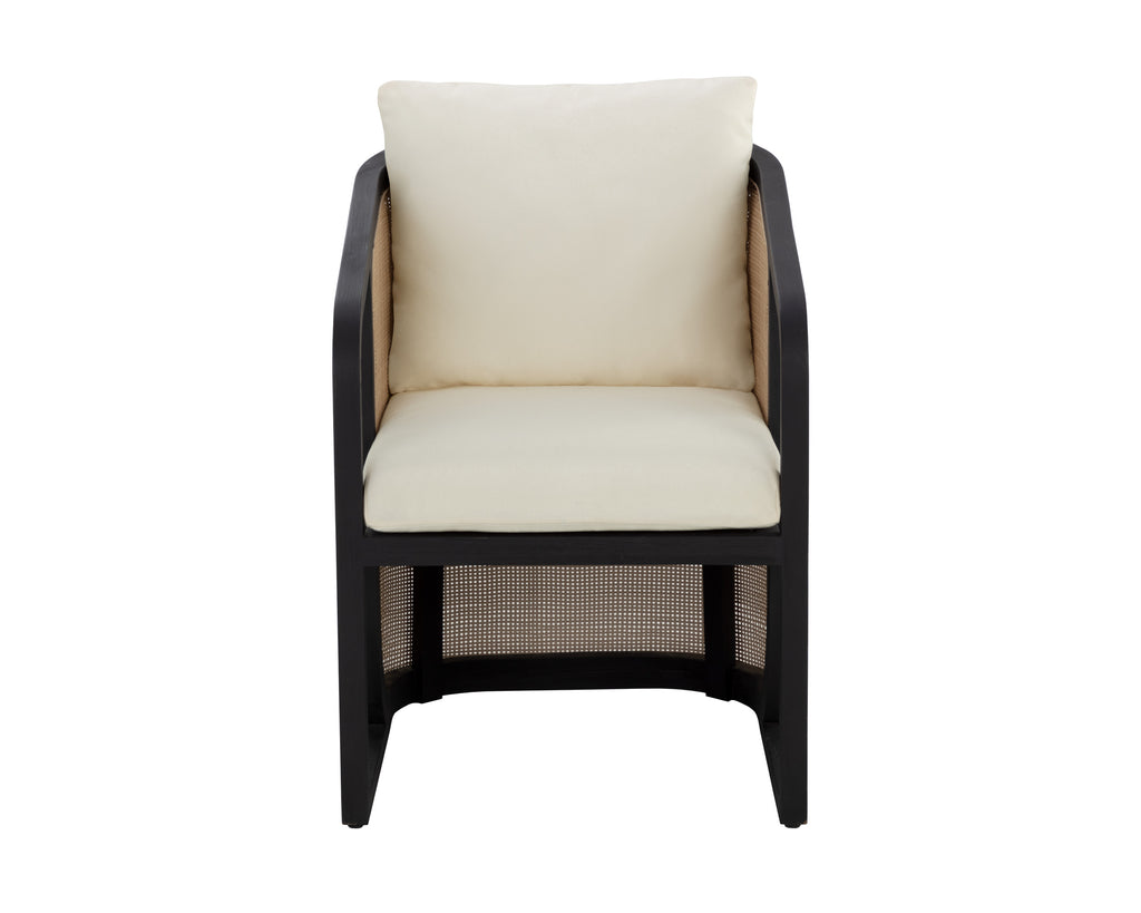 Palermo Dining Chair - Charcoal - Stinson Cream