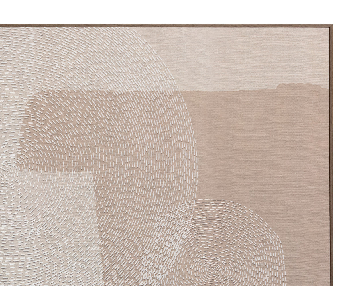 Smooth Operator - 72" X 48" - Light Brown Floater Frame
